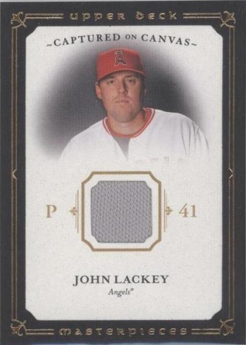 2008 Upper Deck Masterpieces - John Lackey #CC-JL