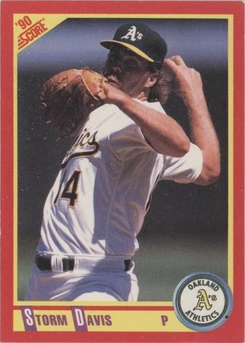 1990 Score - Storm Davis #266