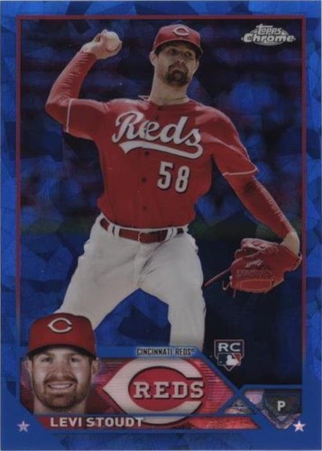 2023 Topps Chrome Update Series Sapphire Edition - Levi Stoudt #USCS174