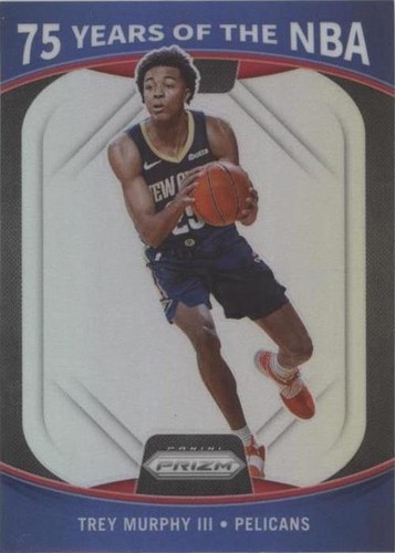 2021 Select Trey Murphy III Rookie Auto Patch /99 RPA Purple Prizm