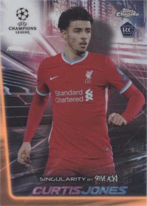 2020-21 Topps Chrome X Steve Aoki UCL Curtis Jones #S-CJ