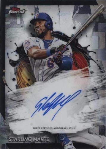 2024 Topps Finest - Starling Marte #FA-SM