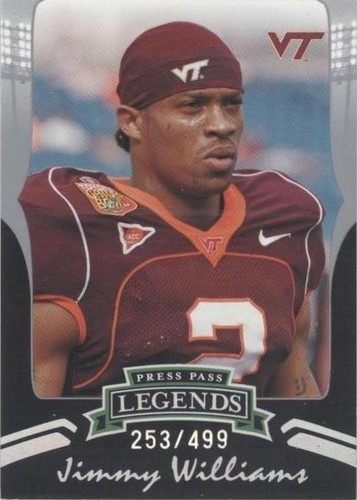 2006 Press Pass Legends Jimmy Williams #S54