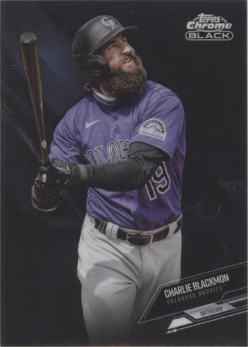 2021 Topps Chrome Black - Charlie Blackmon #31