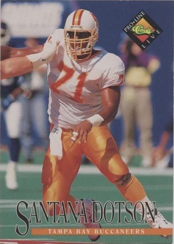 1994 Classic Pro Line Live Santana Dotson #147