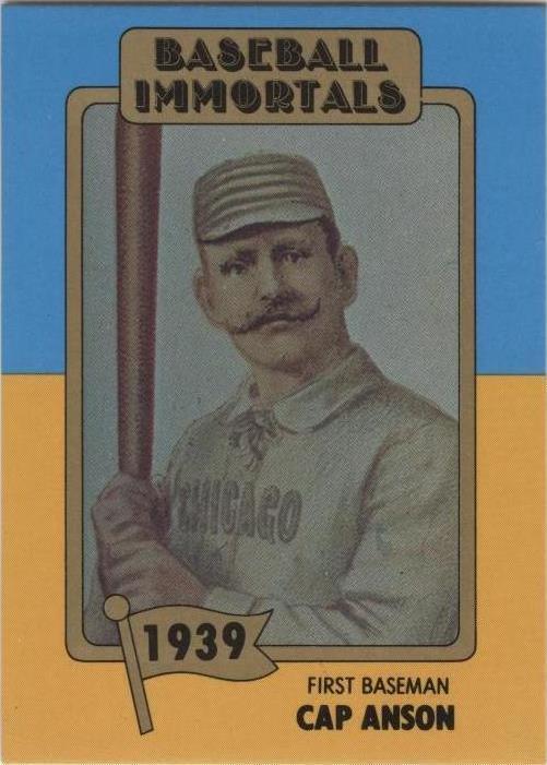 1980-87 SSPC Baseball Immortals - Cap Anson #17