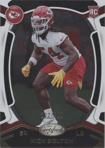 2021 Panini Certified Nick Bolton #163