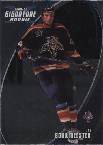 2002-03 In the Game Be A Player Signature Series - Jay Bouwmeester #191