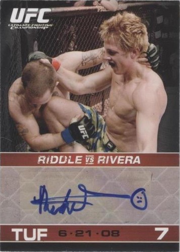 2009 Topps UFC Round 1 - Matt Riddle #A-MR