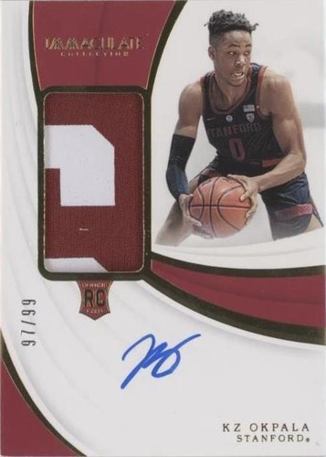 2019-20 Panini Immaculate Collection Collegiate Basketball Trading Cards