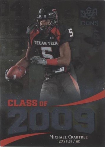 2009 Upper Deck Icons Michael Crabtree #2009-MC