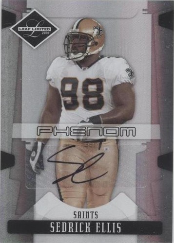 2008 Leaf Limited Sedrick Ellis #287