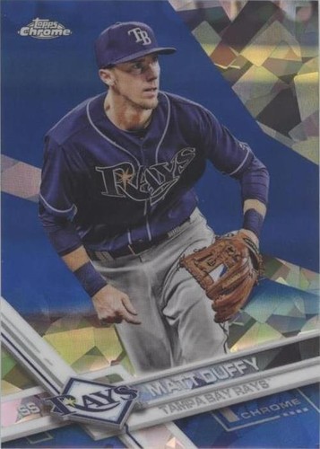 2017 Topps Chrome Sapphire Edition - Matt Duffy #551