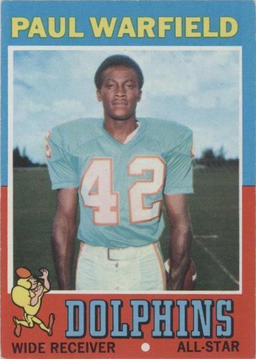 1971 Topps Paul Warfield #261