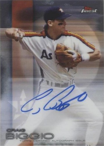 2016 Topps Finest - Craig Biggio #FA-CB