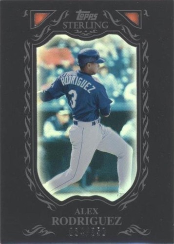 2023 TOPPS STERLING ALEX RODRIGUEZ AUTO #d /15 DUAL RELIC GAME 