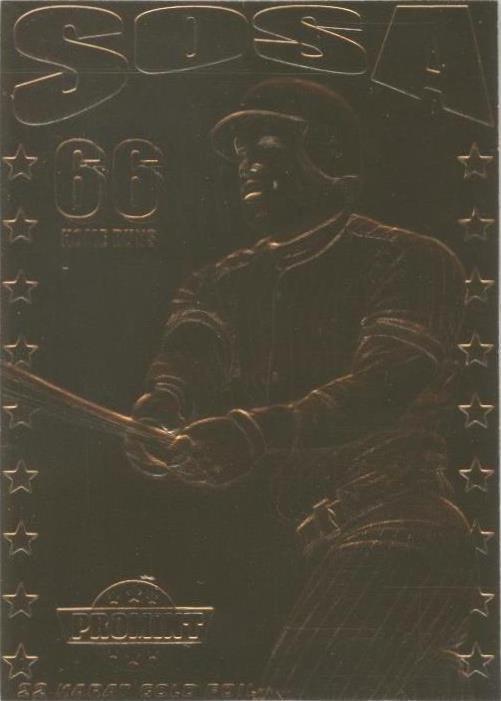 1992-98 ProMint 22K Gold - Sammy Sosa #50