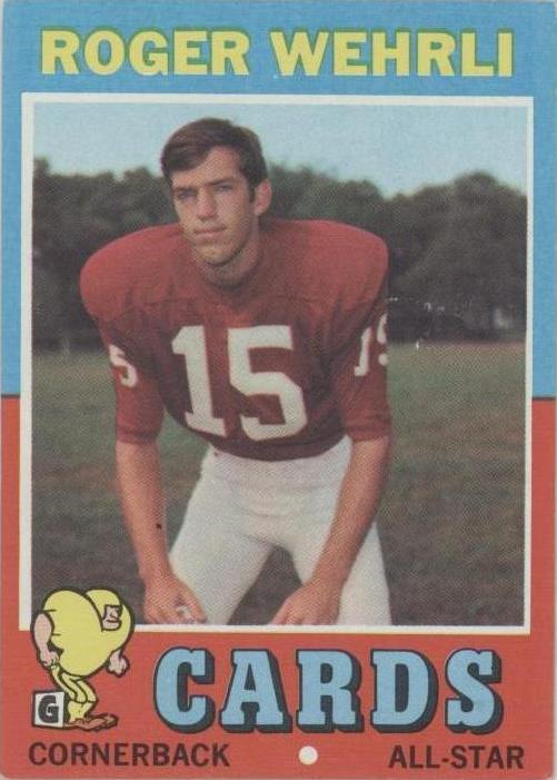 1971 Topps Roger Wehrli #188