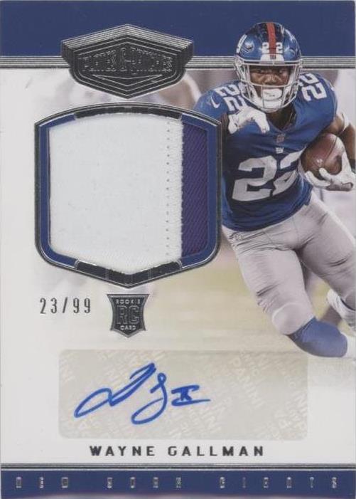 2017 Panini Plates & Patches Wayne Gallman #226