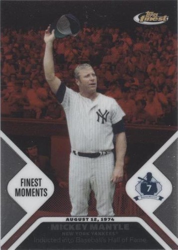 2006 Topps Finest - Mickey Mantle #MMFM10