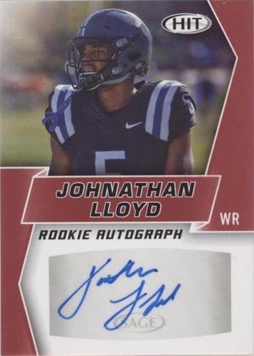 2019 Sage Hit Premier Draft Johnathan Lloyd #A77