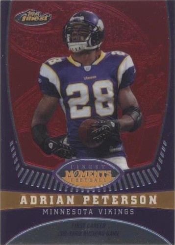 2008 Topps Finest Adrian Peterson #AP2
