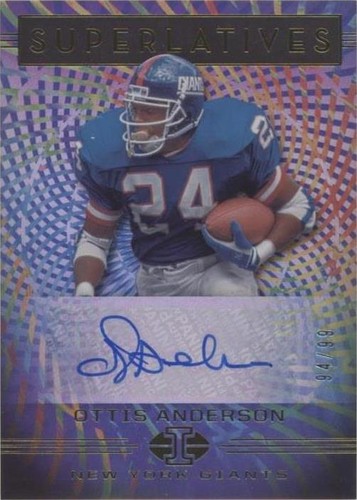 2020 Panini Illusions Ottis Anderson #SU12