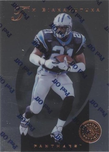 1997 Pinnacle Certified Tim Biakabutuka #40