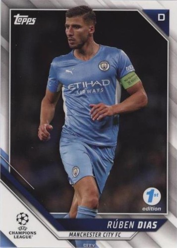 2021-22 Topps UCL Collection 1st Edition Ruben Dias #69