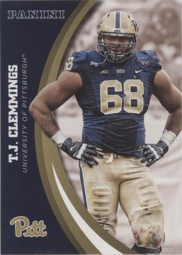 2016 Panini Pitt Panthers T.J. Clemmings #21