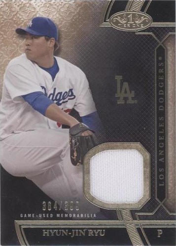 2015 Topps Tier One - Hyun-jin Ryu #TSR-HRU