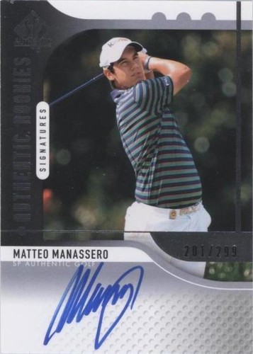 2012 SP Authentic - Matteo Manassero #109