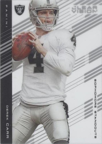 2015 Panini Clear Vision Derek Carr #74