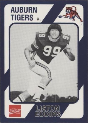 1989 Collegiate Collection Auburn Tigers Liston Eddins #399