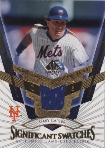 2004 SP Legendary Cuts - Gary Carter #SS-GC