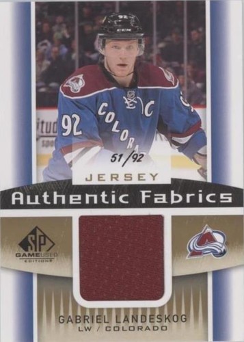 2013-14 SP Game Used Edition - Gabriel Landeskog #AF-GL