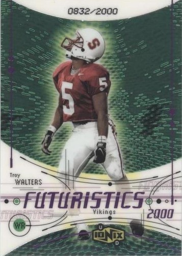 2000 UD Ionix Troy Walters #119