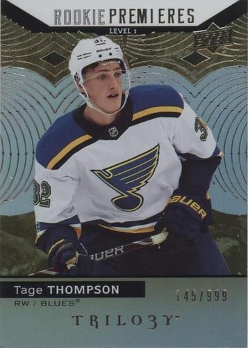2017-18 Upper Deck Trilogy - Tage Thompson #72