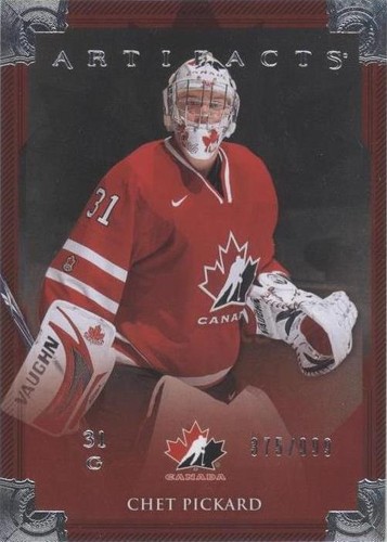 2013-14 Upper Deck Artifacts - Chet Pickard #129