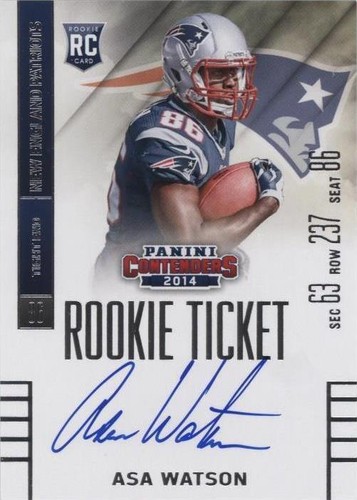 2014 Panini Contenders Asa Watson #205