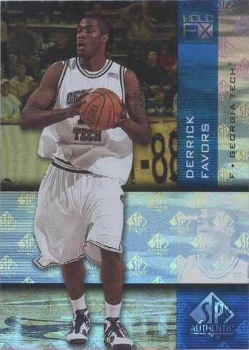 2010-11 SP Authentic - Derrick Favors #F/X-32