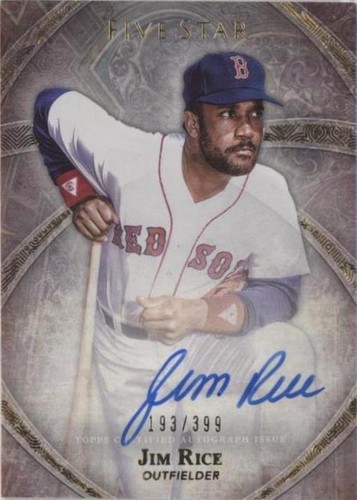 2014 Topps Five Star - Jim Rice #FSA-JR