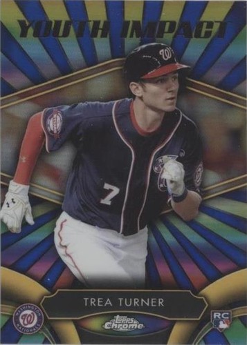 2016 Topps Chrome - Trea Turner #YI-8