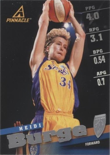 1998 Pinnacle WNBA - Heidi Burge #9