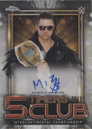 2021 Topps Chrome WWE - The Miz #5TA-TM