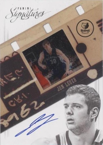 2012-13 Panini Signatures - Jon Leuer #189