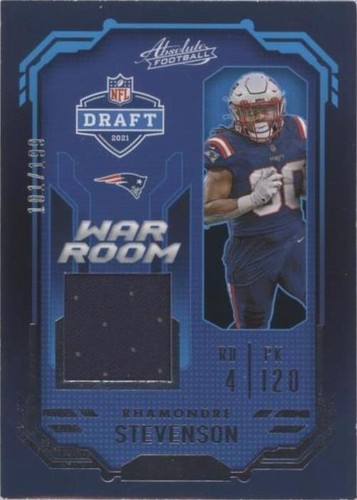 2021 Panini Absolute Rhamondre Stevenson #WRM-RST