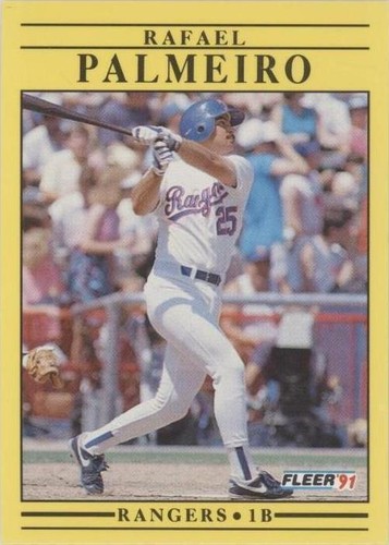 1991 Fleer - Rafael Palmeiro #295