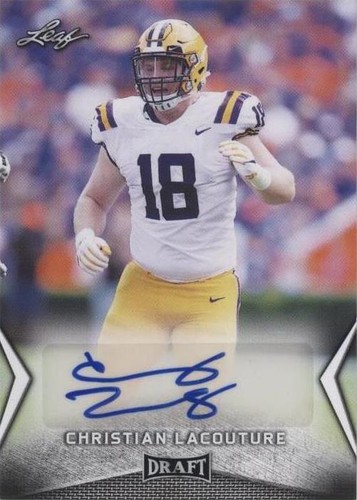 2018 Leaf Draft Christian Lacouture #BA-CLC