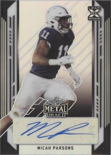 2021 Leaf Metal Draft Micah Parsons #BA-MP1